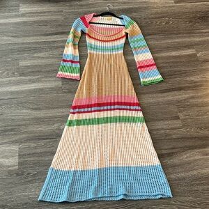 Vrg Girl crochet maxi dress